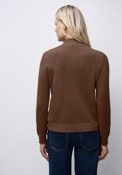 Street One Turtleneck Pullover hazelnut brown mel. (Damen)