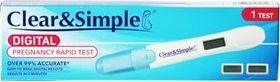 Clear & Simple Schwangerschaftstest, 1 Stück