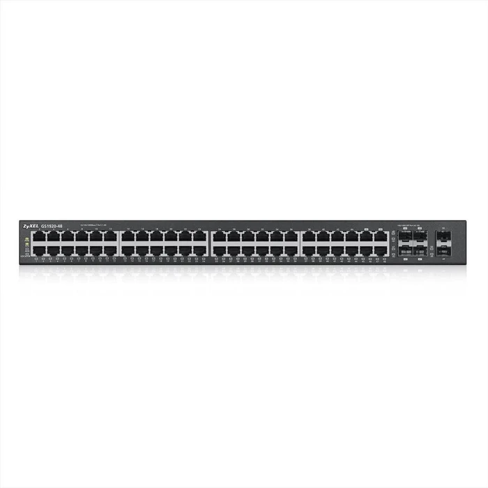 Zyxel GS1920 Rackmount Gigabit Smart Switch, 44x RJ-45, 4x RJ-45/SFP, 2x SFP