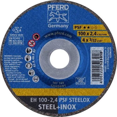 Pferd EH 100-2.4 PSF STEELOX/16.0 Trennscheibe, 100x2.4x16mm, 25 Stück