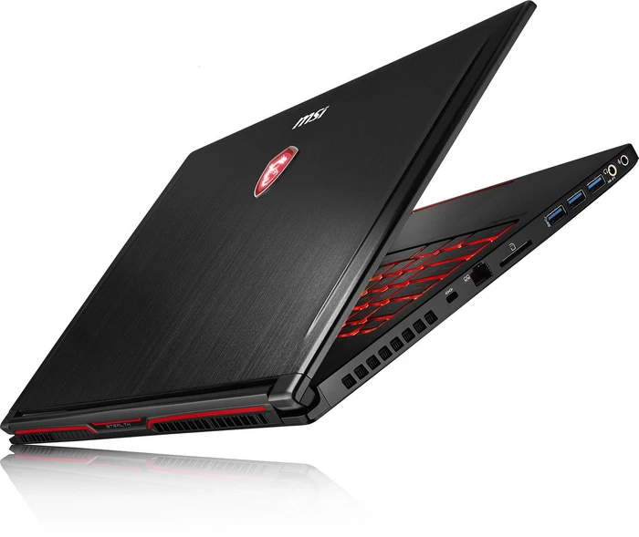 MSI GS63VR 7RF-614DE- Stealth Pro, Core i7-7700HQ, 16GB RAM, 256GB SSD, 2TB HDD, GeForce GTX 1060, DE