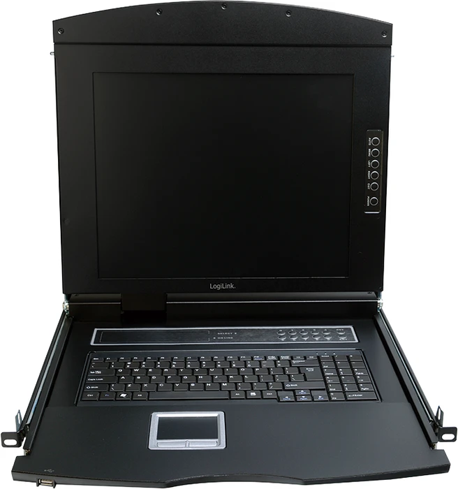 LogiLink LC702GE, 17" LCD KVM Konsole, 1-fach, DE