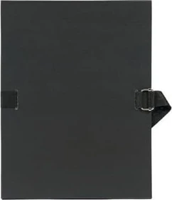 Exacompta Dokumenten Ordnungsmappe aus 2.7mm Karton mit dehnbarem Rücken, A4, schwarz