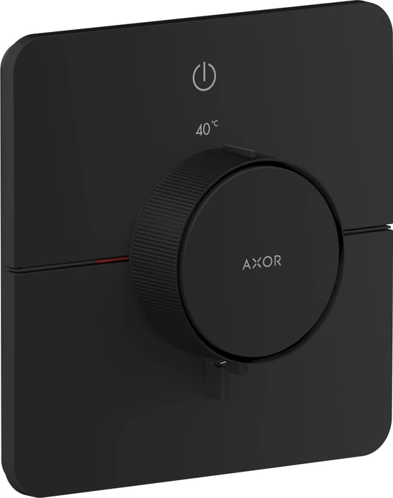 Hansgrohe Axor ShowerSelect ID softsquare Thermostat für 1 Verbraucher mattschwarz