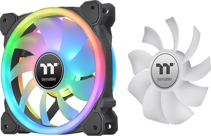 Thermaltake SWAFAN 14 RGB, schwarz, LED-Steuerung, 140mm, 3er-Pack