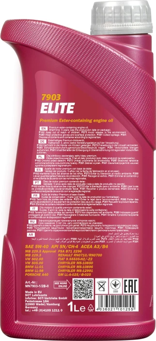 Mannol Elite 5W-40 1l
