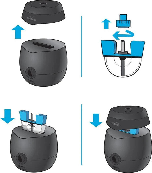 ThermaCell E-55 Insektenschutzgerät blau