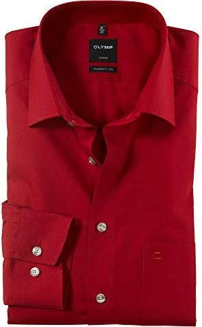 OLYMP Luxor Modern Fit Hemd langarm chianti (Herren)