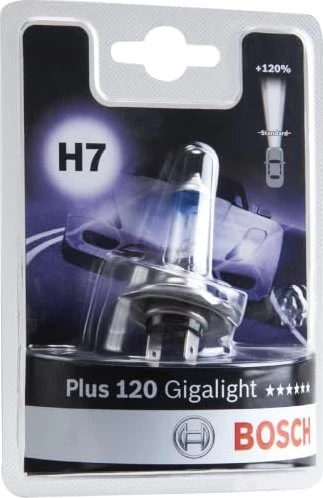 Bosch Gigalight Plus 120 H7 55W, 1er-Pack