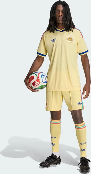 adidas FIFA WM 2026 Curacao Authentic Auswärtstrikot kurzarm almost yellow (Herren)