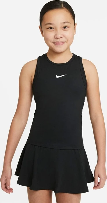Nike Victory Dri-FIT Funktionsshirt ärmellos schwarz/weiß (Junior)