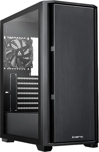 Chieftec Pro Midi TG AS-02B, Glasfenster