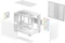 DeepCool CG330 3F, weiß, Glasfenster Vorschaubild