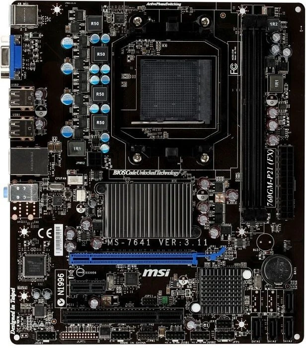 MSI 760GM-P21 [FX] (AMD AM3+)