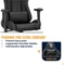 Ranqer Felix Gamingstuhl, weiß/grau Vorschaubild