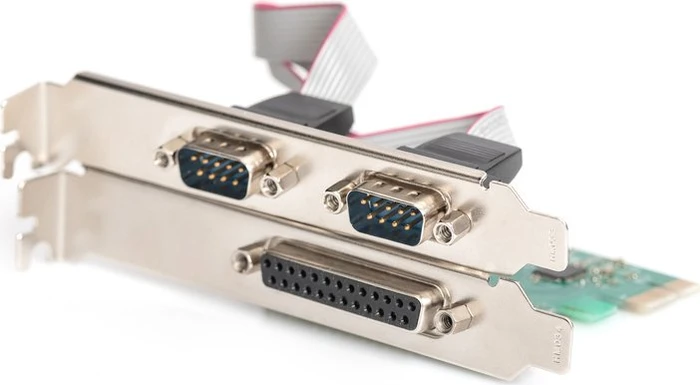 Digitus 1x parallel/2x seriell, PCIe x1
