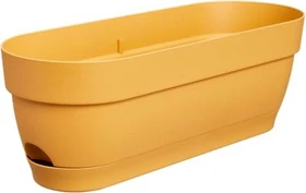 Elho Vibia Campana oval 50x18cm honig gelb