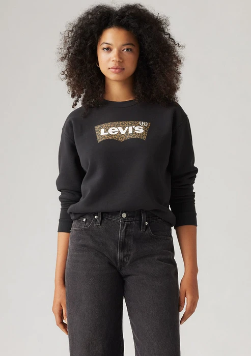 Levi's Everyday mit Grafik Sweatshirt annessa cheetah/caviar (Damen)