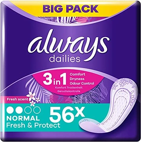 Always Dailies fresh & protect normal, 56 Stück