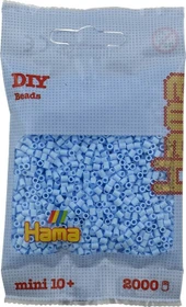 Hama Mini Beutel mit Perlen 2000 Stück pastell-eisblau