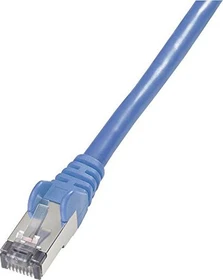goobay Patchkabel, Cat6, S/FTP, RJ-45/RJ-45, 30m, blau