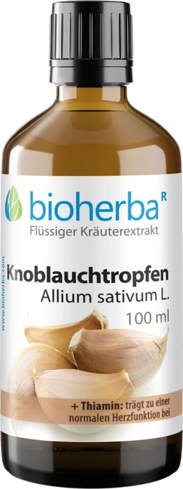 Bioherba Knoblauchtropfen Allium sativum L. Tinktur, 100ml