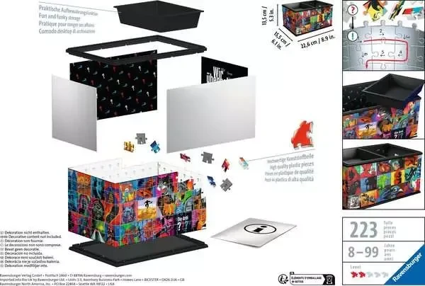Ravensburger Puzzle Aufbewahrungsbox Die drei ???