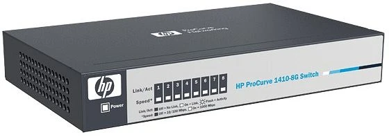 HP 1410-8G, 8-Port