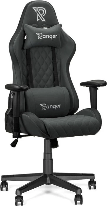 Ranqer Halo Fabric RGB Gamingstuhl, schwarz