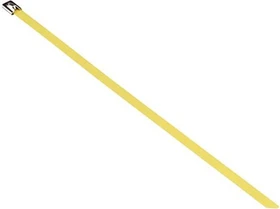 DeLOCK Edelstahl Kabelbinder, 7.9mm, 300mm, gelb, 10 Stück