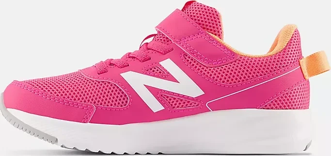 New Balance 570v3 Bungee Lace Top Strap hi-pink/light dragonfly (Junior)