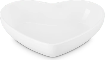 Le Creuset Schüssel in Herzform 20cm white