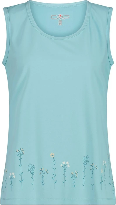 CMP Frontgrafik Tanktop Funktionsshirt ärmellos lagoon (Damen)