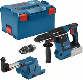 Bosch Professional GBH 18V-26 F Akku-Bohr-/Meißelhammer solo inkl. L-Boxx + Absaugeinheit