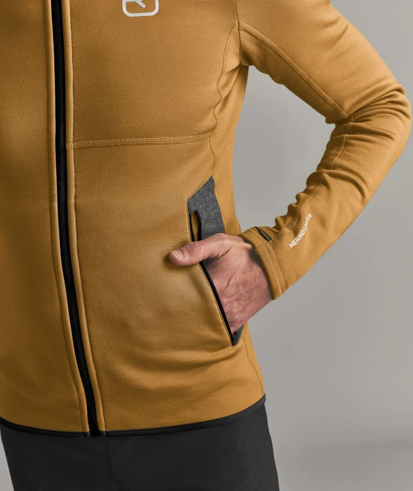 Ortovox Fleece Funktionsjacke dark cumin (Herren)