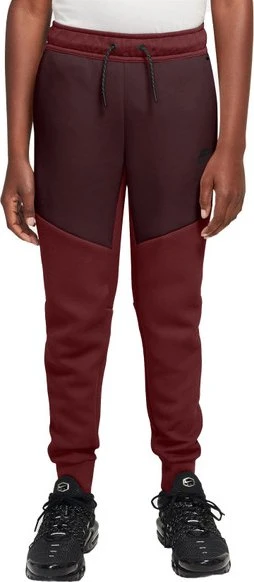 Nike Sportswear Tech Fleece Trainingshose lang burgundy crush/dark team red/black (Junior)