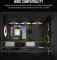 Corsair 5000D Core Airflow, schwarz, Glasfenster Vorschaubild