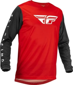 Fly Racing F-16 Trikot langarm rot/schwarz (Herren)
