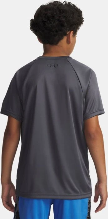 Under Armour Tech Split Wordmark Funktionsshirt kurzarm castlerock/black (Junior)