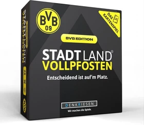 Stadt Land Vollpfosten - Das Kartenspiel - BVB Edition Entscheidend ist auf'm Platz