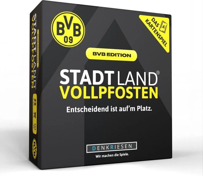 Stadt Land Vollpfosten - Das Kartenspiel - BVB Edition Entscheidend ist auf'm Platz