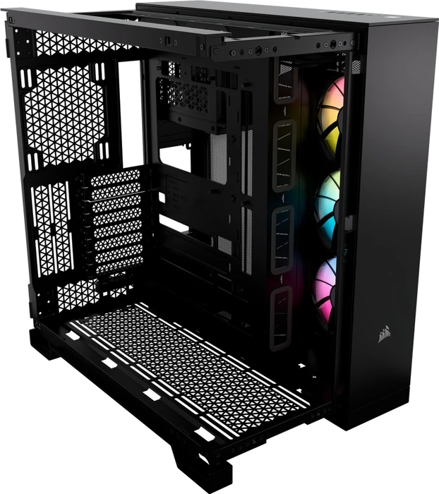 Corsair 6500X RGB iCUE LINK, schwarz, Glasfenster