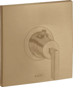 Hansgrohe Axor Citterio Thermostat HighFlow Unterputz mit Hebelgriff brushed bronze