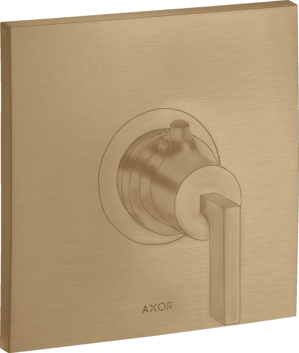 Hansgrohe Axor Citterio Thermostat HighFlow Unterputz mit Hebelgriff brushed bronze