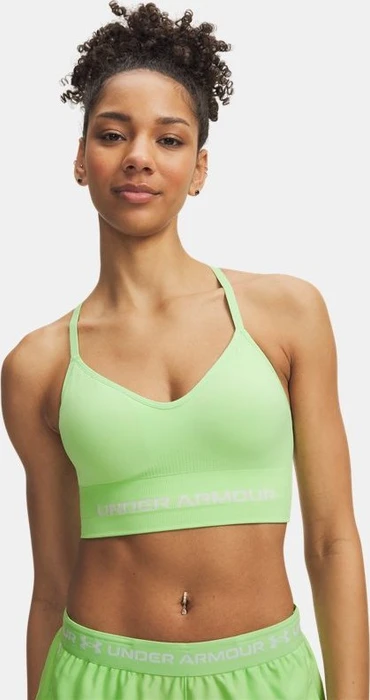 Under Armour Vanish Seamless Low Sport-BH lumos lime/white (Damen)