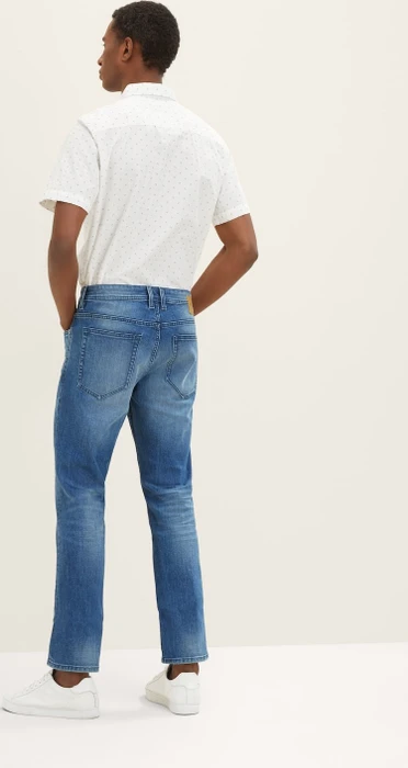 Tom Tailor Josh Regular Slim Coolmax Jeans Jeans used mid stone blue denim (Herren)