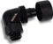 Alphacool Eiszapfen 90° Schlauchanschluss G1/4" auf 16/10mm, deep black, 4er-Pack Vorschaubild