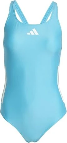adidas 3-Streifen C-Back Badeanzug lucid cyan/white (Damen)