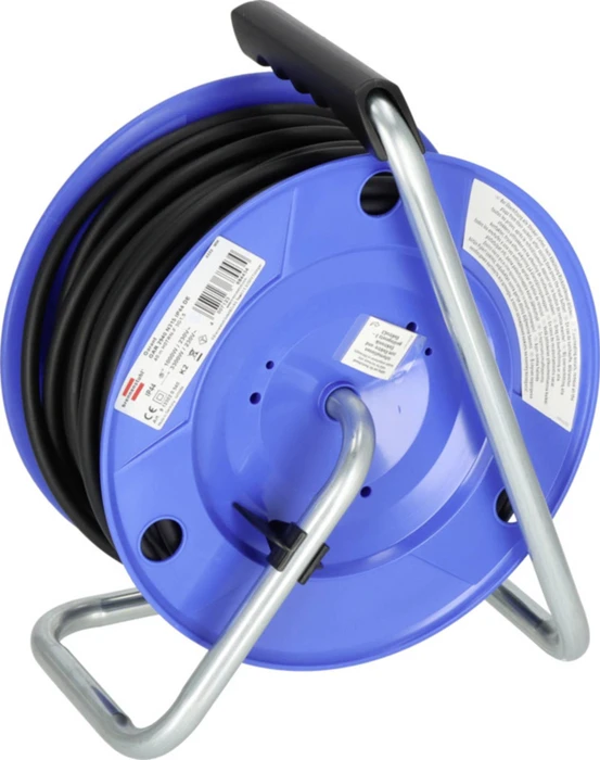 Brennenstuhl Garant IP44 Gewerbe-/Baustellen-Kabeltrommel, Schuko auf 3x Schuko, 40m, IP44, H07RN-F 3G1,5