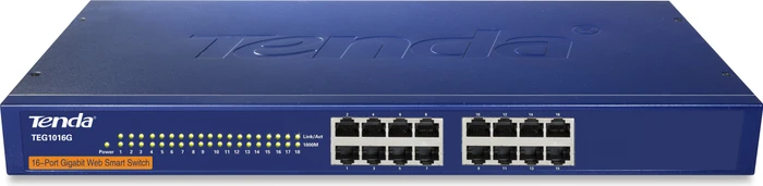 Tenda TEG1000 Rackmount Gigabit Switch, 16x RJ-45